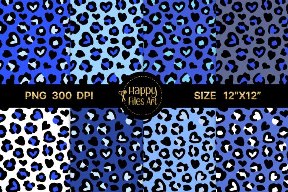 Download Blue Leopard Heart - Premium Resources