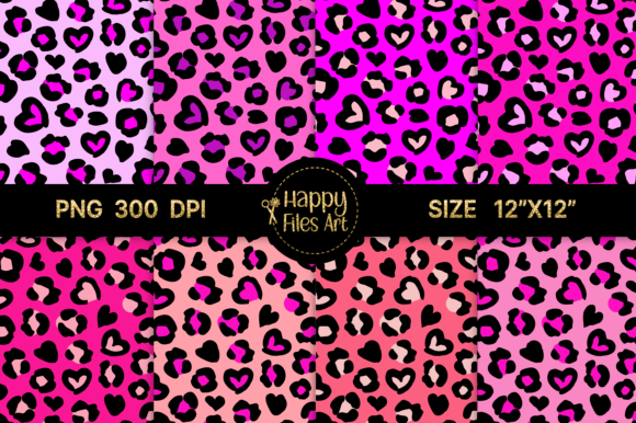 Download Pink Neon Leopard Heart - Premium Resources